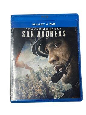 San Andreas Blu-ray DVD Combo Dwayne Johnson Action Thriller Movie
